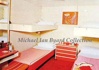 Three and Fourt Berth Cabin on D and E Decks